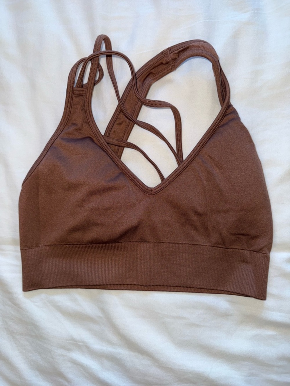 Women’s Strappy sports bra - Brown